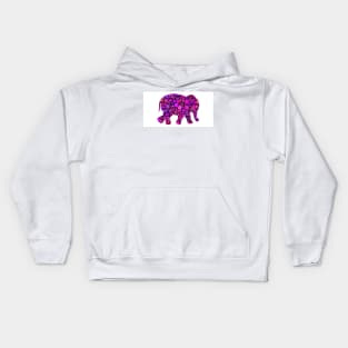 Pink Elephant Kids Hoodie